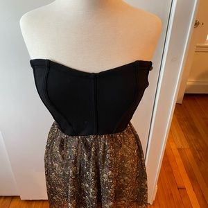 Free People black and multicolor Dress M